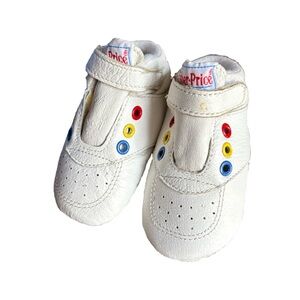 Vintage Fisher-Price White Baby Shoes